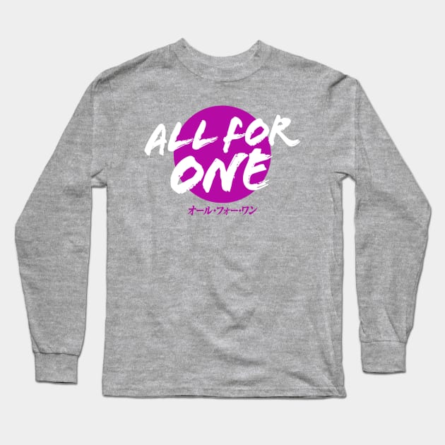 All For One Long Sleeve T-Shirt by t4tif